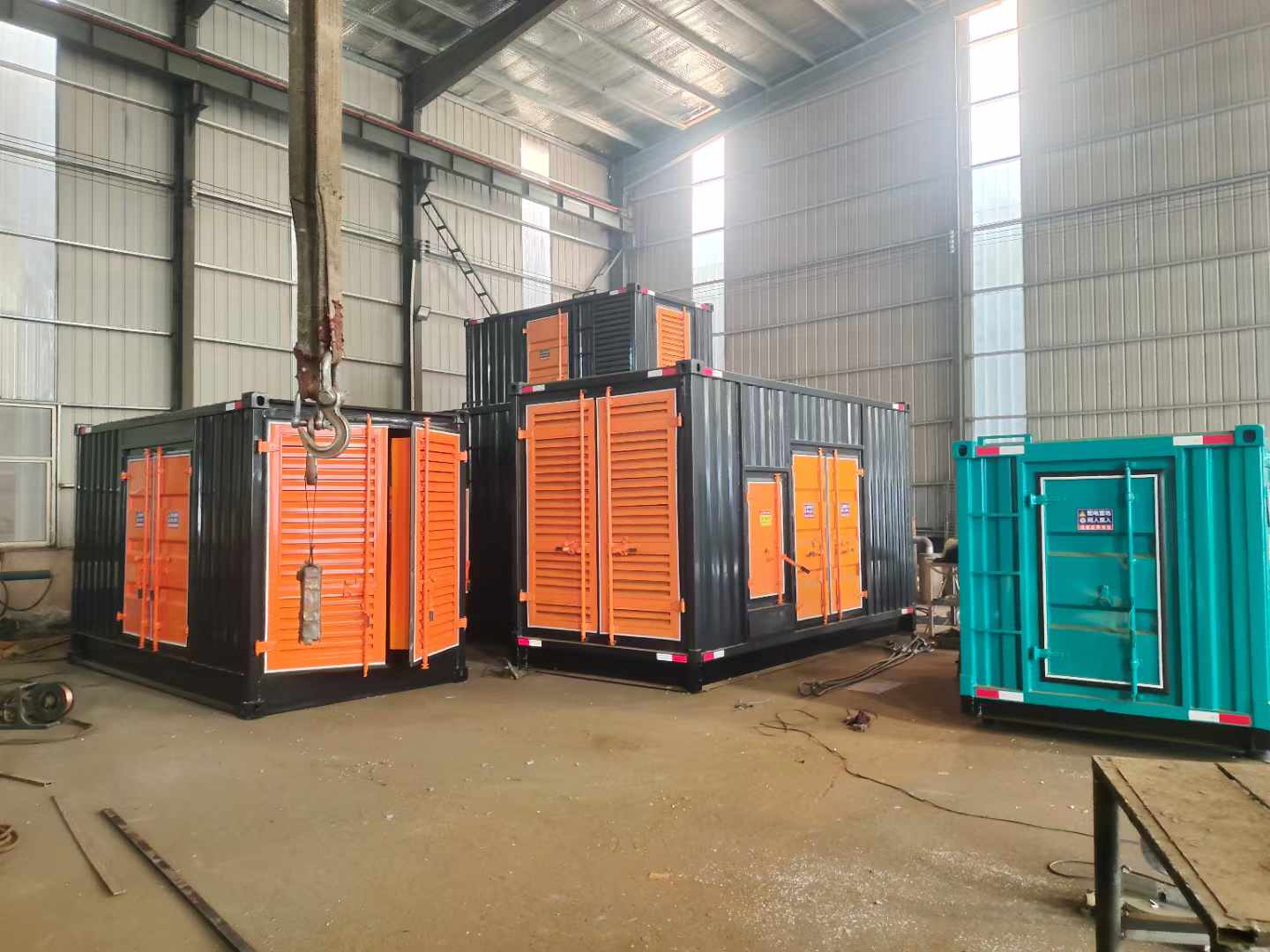 罗定500kw柴油发电机组可以带动多少功率设备？